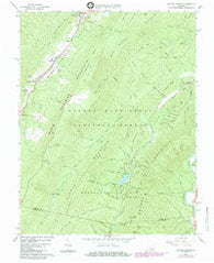 Healing Springs Virginia Historical topographic map, 1:24000 scale, 7.5 X 7.5 Minute, Year 1966