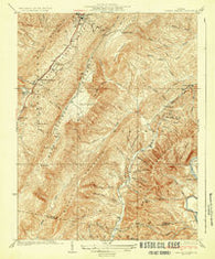 Healing Springs Virginia Historical topographic map, 1:31680 scale, 7.5 X 7.5 Minute, Year 1933