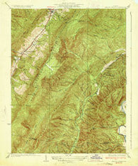 Healing Springs Virginia Historical topographic map, 1:31680 scale, 7.5 X 7.5 Minute, Year 1933
