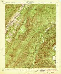 Healing Springs Virginia Historical topographic map, 1:31680 scale, 7.5 X 7.5 Minute, Year 1933