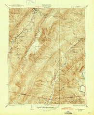 Healing Springs Virginia Historical topographic map, 1:31680 scale, 7.5 X 7.5 Minute, Year 1933