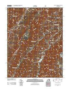 Healing Springs Virginia Historical topographic map, 1:24000 scale, 7.5 X 7.5 Minute, Year 2011