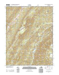 Healing Springs Virginia Historical topographic map, 1:24000 scale, 7.5 X 7.5 Minute, Year 2013