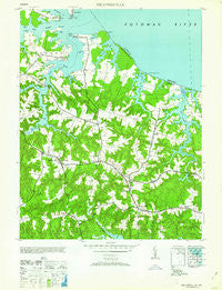 Heathsville Virginia Historical topographic map, 1:24000 scale, 7.5 X 7.5 Minute, Year 1962