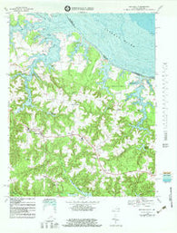 Heathsville Virginia Historical topographic map, 1:24000 scale, 7.5 X 7.5 Minute, Year 1968