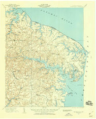 Heathsville Virginia Historical topographic map, 1:62500 scale, 15 X 15 Minute, Year 1917