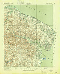 Heathsville Virginia Historical topographic map, 1:62500 scale, 15 X 15 Minute, Year 1917