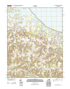 Heathsville Virginia Historical topographic map, 1:24000 scale, 7.5 X 7.5 Minute, Year 2013