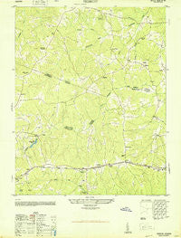 Hebron Virginia Historical topographic map, 1:24000 scale, 7.5 X 7.5 Minute, Year 1950