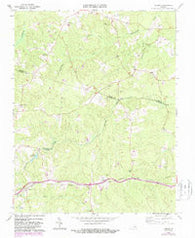 Hebron Virginia Historical topographic map, 1:24000 scale, 7.5 X 7.5 Minute, Year 1964