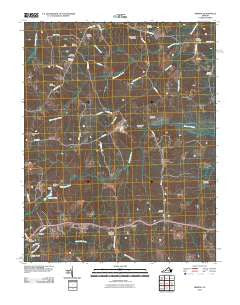 Hebron Virginia Historical topographic map, 1:24000 scale, 7.5 X 7.5 Minute, Year 2010