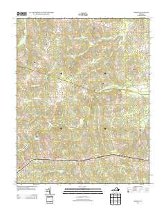 Hebron Virginia Historical topographic map, 1:24000 scale, 7.5 X 7.5 Minute, Year 2013