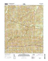 Hebron Virginia Current topographic map, 1:24000 scale, 7.5 X 7.5 Minute, Year 2016