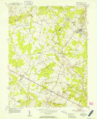 Herndon Virginia Historical topographic map, 1:24000 scale, 7.5 X 7.5 Minute, Year 1951