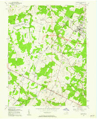 Herndon Virginia Historical topographic map, 1:24000 scale, 7.5 X 7.5 Minute, Year 1956