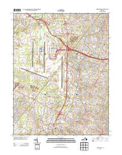 Herndon Virginia Historical topographic map, 1:24000 scale, 7.5 X 7.5 Minute, Year 2013