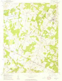 Herndon Virginia Historical topographic map, 1:24000 scale, 7.5 X 7.5 Minute, Year 1956