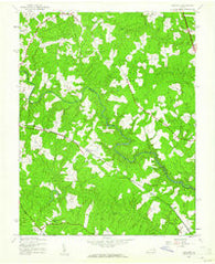 Hewlett Virginia Historical topographic map, 1:24000 scale, 7.5 X 7.5 Minute, Year 1943