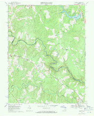 Hewlett Virginia Historical topographic map, 1:24000 scale, 7.5 X 7.5 Minute, Year 1969