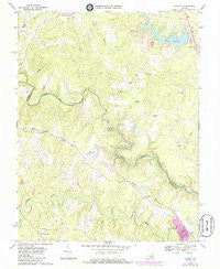 Hewlett Virginia Historical topographic map, 1:24000 scale, 7.5 X 7.5 Minute, Year 1969