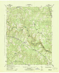 Hewlett Virginia Historical topographic map, 1:31680 scale, 7.5 X 7.5 Minute, Year 1943