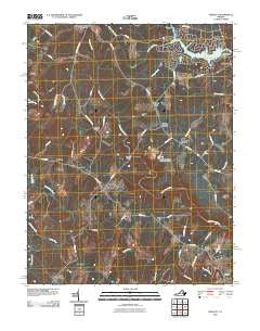 Hewlett Virginia Historical topographic map, 1:24000 scale, 7.5 X 7.5 Minute, Year 2010