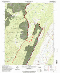 Hightown Virginia Historical topographic map, 1:24000 scale, 7.5 X 7.5 Minute, Year 1995