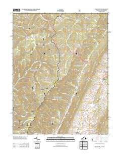 Hightown Virginia Historical topographic map, 1:24000 scale, 7.5 X 7.5 Minute, Year 2013