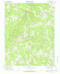 Hillcrest Virginia Historical topographic map, 1:24000 scale, 7.5 X 7.5 Minute, Year 1968