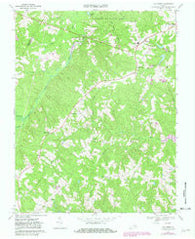 Hillcrest Virginia Historical topographic map, 1:24000 scale, 7.5 X 7.5 Minute, Year 1968