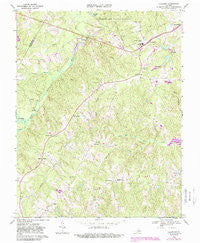 Hillcrest Virginia Historical topographic map, 1:24000 scale, 7.5 X 7.5 Minute, Year 1968