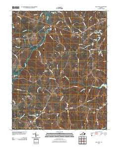 Hillcrest Virginia Historical topographic map, 1:24000 scale, 7.5 X 7.5 Minute, Year 2010
