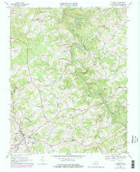 Hillsville Virginia Historical topographic map, 1:24000 scale, 7.5 X 7.5 Minute, Year 1968