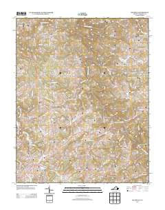 Hillsville Virginia Historical topographic map, 1:24000 scale, 7.5 X 7.5 Minute, Year 2013