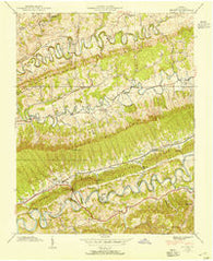 Hilton Virginia Historical topographic map, 1:24000 scale, 7.5 X 7.5 Minute, Year 1938