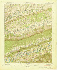 Hilton Virginia Historical topographic map, 1:24000 scale, 7.5 X 7.5 Minute, Year 1939