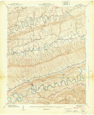 Hilton Virginia Historical topographic map, 1:24000 scale, 7.5 X 7.5 Minute, Year 1939