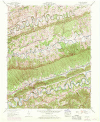 Hilton Virginia Historical topographic map, 1:24000 scale, 7.5 X 7.5 Minute, Year 1938