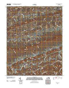 Hiltons Virginia Historical topographic map, 1:24000 scale, 7.5 X 7.5 Minute, Year 2010