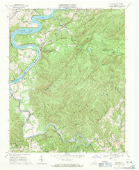 Hiwassee Virginia Historical topographic map, 1:24000 scale, 7.5 X 7.5 Minute, Year 1968
