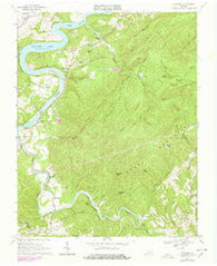 Hiwassee Virginia Historical topographic map, 1:24000 scale, 7.5 X 7.5 Minute, Year 1968
