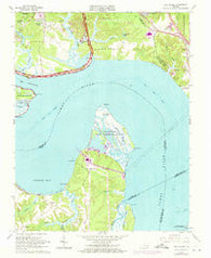 Hog Island Virginia Historical topographic map, 1:24000 scale, 7.5 X 7.5 Minute, Year 1965