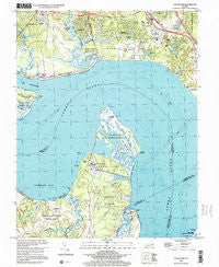 Hog Island Virginia Historical topographic map, 1:24000 scale, 7.5 X 7.5 Minute, Year 1999