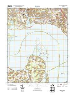 Hog Island Virginia Historical topographic map, 1:24000 scale, 7.5 X 7.5 Minute, Year 2013