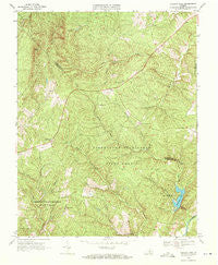 Holiday Lake Virginia Historical topographic map, 1:24000 scale, 7.5 X 7.5 Minute, Year 1968