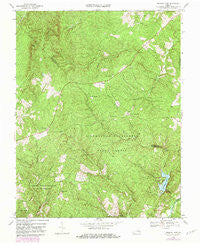 Holiday Lake Virginia Historical topographic map, 1:24000 scale, 7.5 X 7.5 Minute, Year 1968