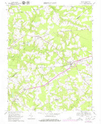 Holland Virginia Historical topographic map, 1:24000 scale, 7.5 X 7.5 Minute, Year 1967