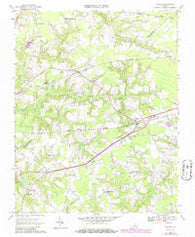 Holland Virginia Historical topographic map, 1:24000 scale, 7.5 X 7.5 Minute, Year 1967