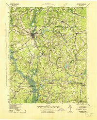 Holland Virginia Historical topographic map, 1:62500 scale, 15 X 15 Minute, Year 1943
