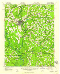 Holland Virginia Historical topographic map, 1:62500 scale, 15 X 15 Minute, Year 1957